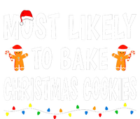 Most Likely To Bake Christmas Cookies Family Xmas Matching Full-Length Apron With Pockets