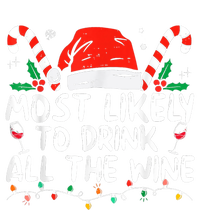 Most Likely To Drink All The Wine Family Matching Christmas Youth Performance Sprint T-Shirt