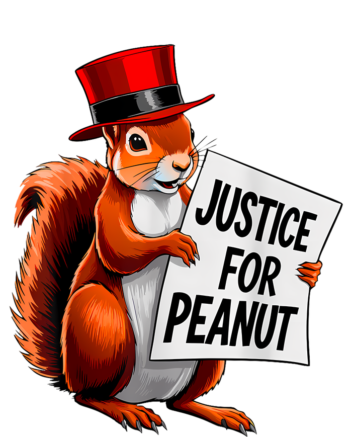 Justice For Peanut The Squirrel Peanut Squirrel Ladies Long Sleeve Shirt