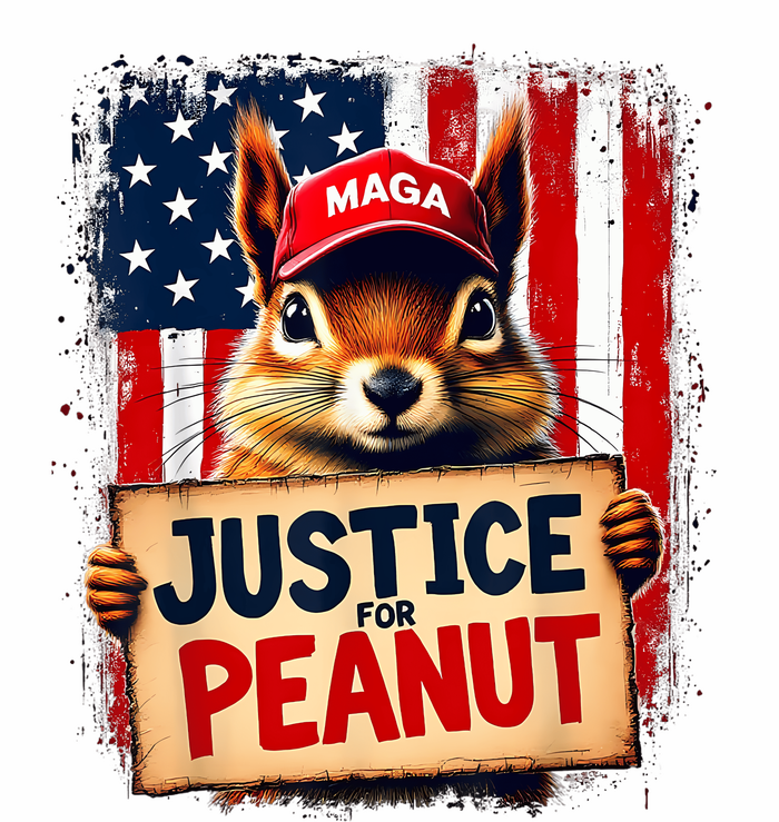 Justice For Peanut The Squirrel Peanut Squirrel Maga Zip Tote Bag