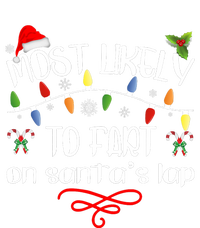 Most Likely To Fart On SantaS Lap Funny Family Christmas Hooded Wearable Blanket