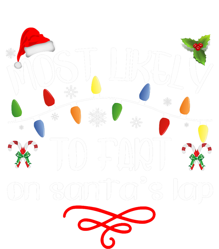 Most Likely To Fart On SantaS Lap Funny Family Christmas Hooded Wearable Blanket