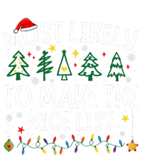 Most Likely To Make The Nice List Matching Christmas Snapback Five-Panel Rope Hat