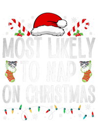 Most Likely To Nap On Christmas Funny Family Christmas Toddler Sweatshirt