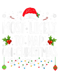 Most Likely To Nap On Christmas Funny Family Christmas Toddler Hoodie