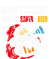 Most Likely To Offer Santa A Beer Funny Christmas T-Shirt