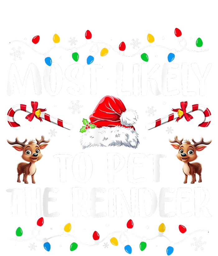 Most Likely To Pet The Reindeer USA-Made Snowflake Beanie