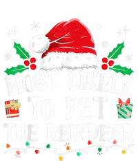 Most Likely To Pet The Reindeer Funny Christmas Magnet