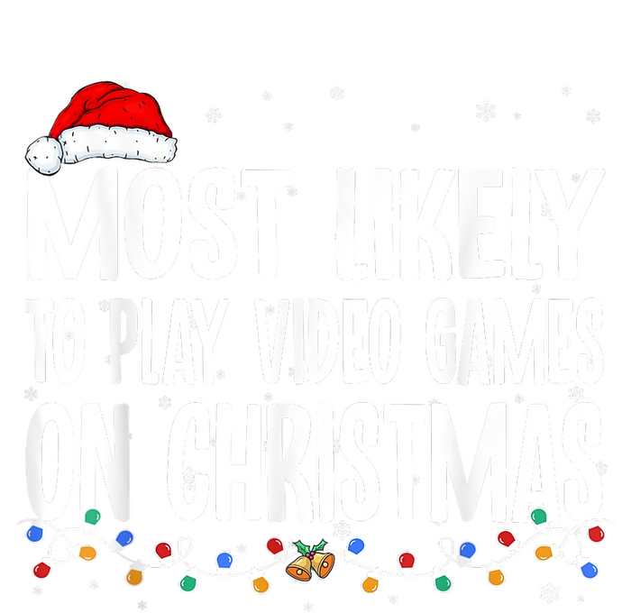 Most Likely To Play Video Games On Christmas Gamer Lovers Cooling Performance Long Sleeve Crew