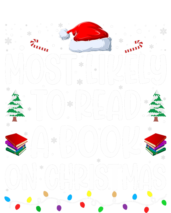 Most Likely To Read A Book On Christmas Matching Family PosiCharge Competitor Tank