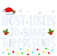 Most Likely To Shake The Presents Funny Family Christmas Valucap Bio-Washed Visor