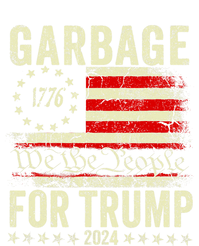 Make Garbage Great Again Garbage For Trump 2024 Kids Hoodie