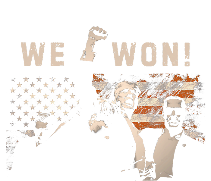 Trump We Won Wins Inauguration 47 Us President 2025 Election T-Shirt