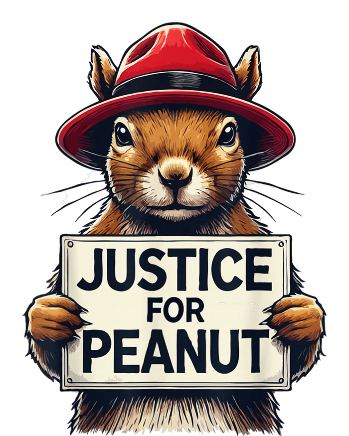 Justice For Peanut The Squirrel Wanted Youth Performance Sprint T-Shirt