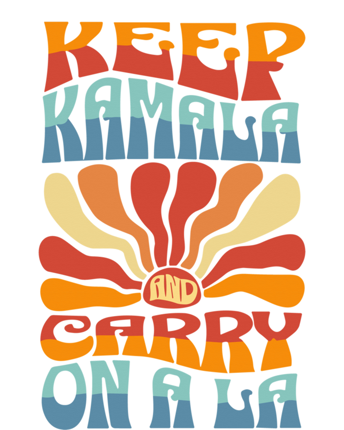 Keep Kamala And Carry On A La Groovy Style T-Shirt