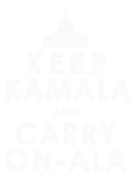 Keep Kamala And Carry On Ala Funny Harris White House T-Shirt