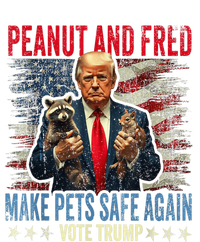 Peanut And Fred Make Pets Safe Again Trump 2024 Usa Grunged Flag Pajama Set