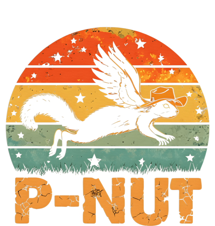 Retro Peanut Squirrel Justice For Peanut Vintage Retro Sunset T-Shirt