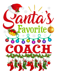 Funny SantaS Favorite Coach Christmas Santa Hat Light Poster