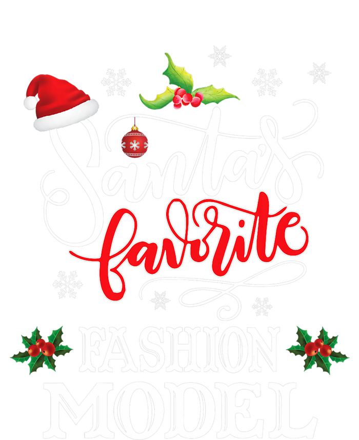 Funny SantaS Favorite Fashion Model Christmas Gift Xmas Hat Tall Long Sleeve T-Shirt