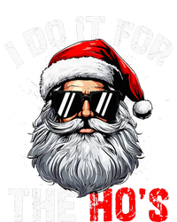 I Do It For The Hos Inappropriate Christmas Santa Face T-Shirt