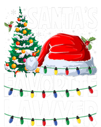 Funny Xmas Lighting SantaS Favorite Lawyer Christmas Full-Length Apron With Pockets