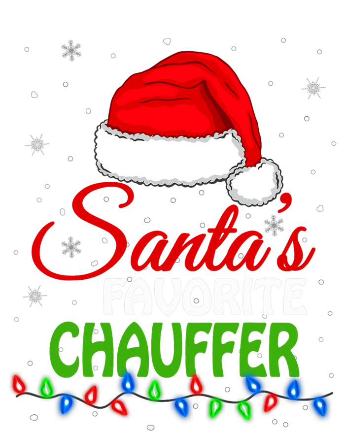 SantaS Favorite Chauffer Santa Hat Lights. Funny Christmas Pom Pom 12in Knit Beanie