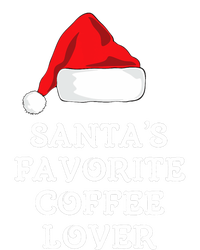 SantaS Favorite Coffee Lover Christmas Funny Hat Drinking T-Shirt