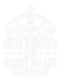 Keep Kamala And Carry Onala Short Acrylic Beanie