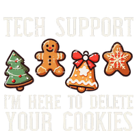 Christmas Tech Support Here To Delete Cookies Xmas Women's Long Sleeve Flannel Pajama Set 