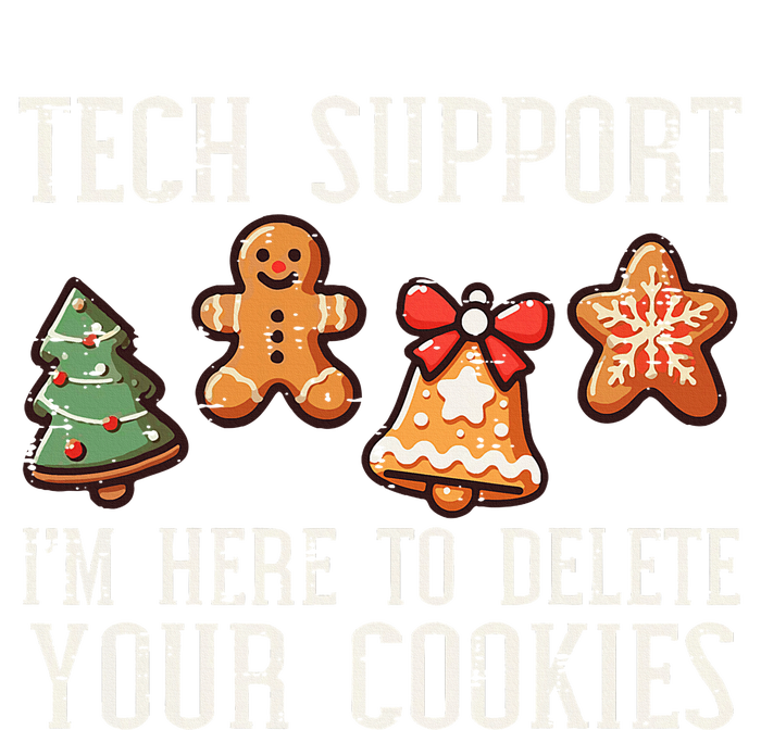 Christmas Tech Support Here To Delete Cookies Xmas Women's Long Sleeve Flannel Pajama Set 