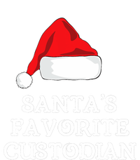 SantaS Favorite Custodian Hat Christmas Funny T-Shirt