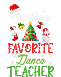 Santas Favorite Dance Teacher Funny Christmas Tree Santa Hat Daily Commute Backpack