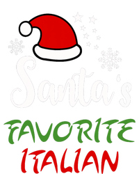 Santas Favorite Italian Funny Santa Hat Christmas Gift T-Shirt