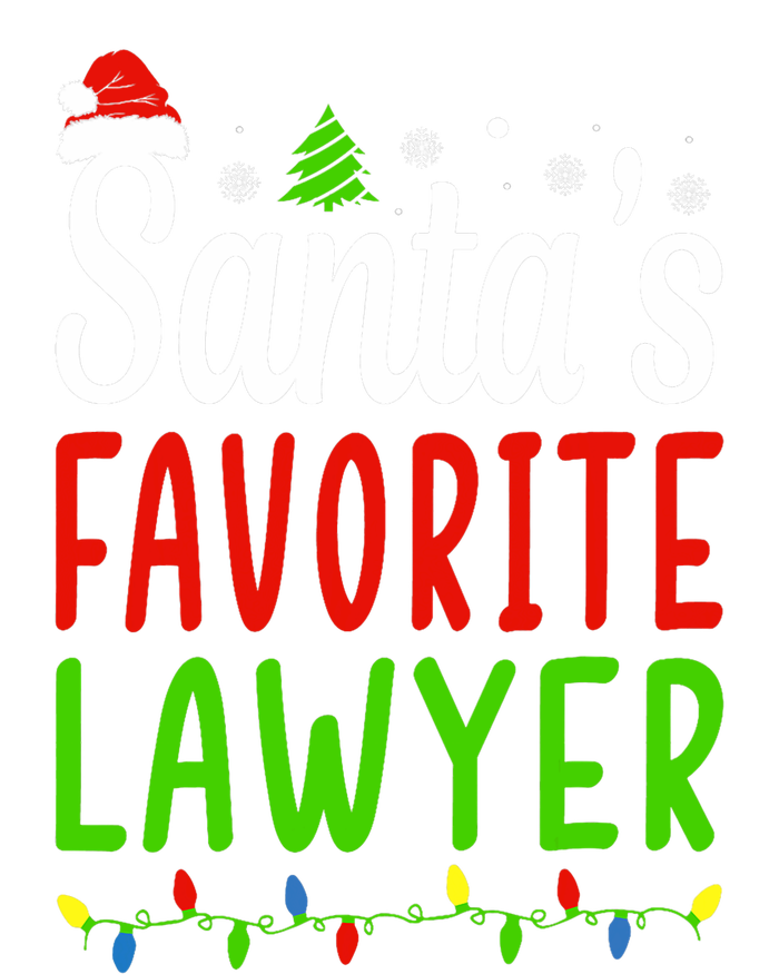 Santas Favorite Lawyer Funny Christmas Santa Hat Light T-Shirt