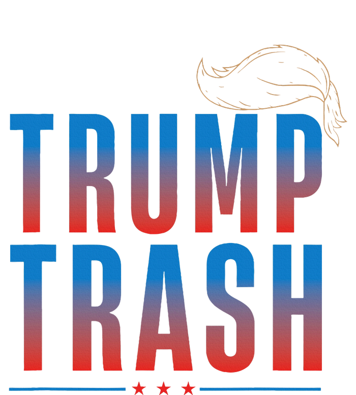 Trash Trump 2024 Grunge Garbage For Trump Grommeted Golf Towel