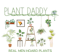 Plant Daddy Dad Gardening Striped Beanie with Solid Band