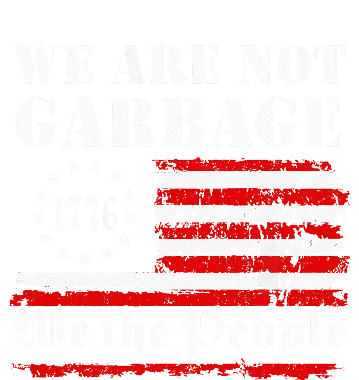 We Are Not Garbage Proud Garbage Women's Racerback Cropped Tank