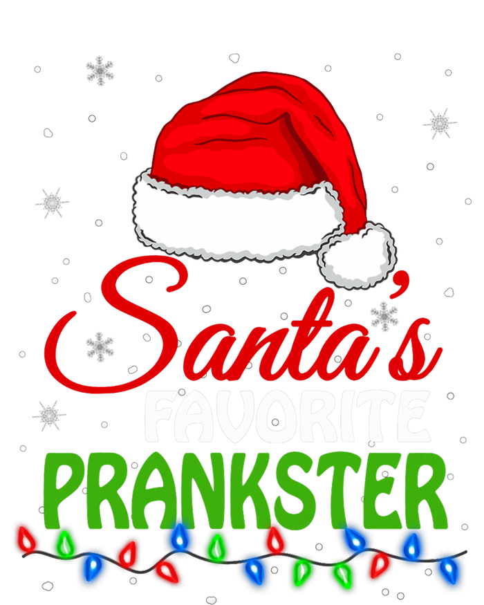 SantaS Favorite Prankster Santa Hat Lights. Funny Christmas Sustainable Bucket Hat