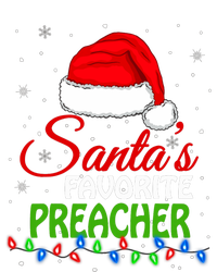 SantaS Favorite Preacher Santa Hat Lights. Funny Christmas Tie-Dye Long Sleeve Shirt