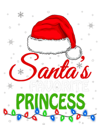 SantaS Favorite Princess Santa Hat Lights. Funny Christmas Striped Beanie with Solid Band