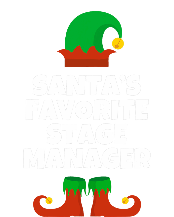 SantaS Favorite Stage Manager Christmas Funny Hat T-Shirt