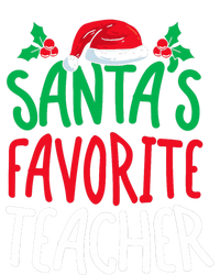 SantaS Favorite Teacher Christmas Day School Educator Drawstring Bag