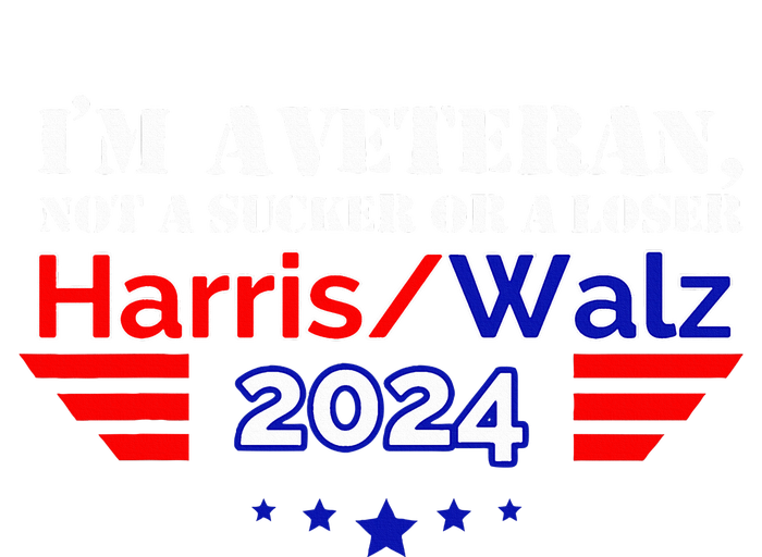 IM A Veteran Not A Sucker Or A Loser Harris Walz 2024 Performance Sprint T-Shirt