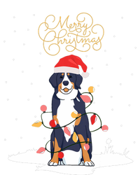 Bernese Mountain Dog Merry Christmas Berner Xmas Christmas Women's T-Shirt