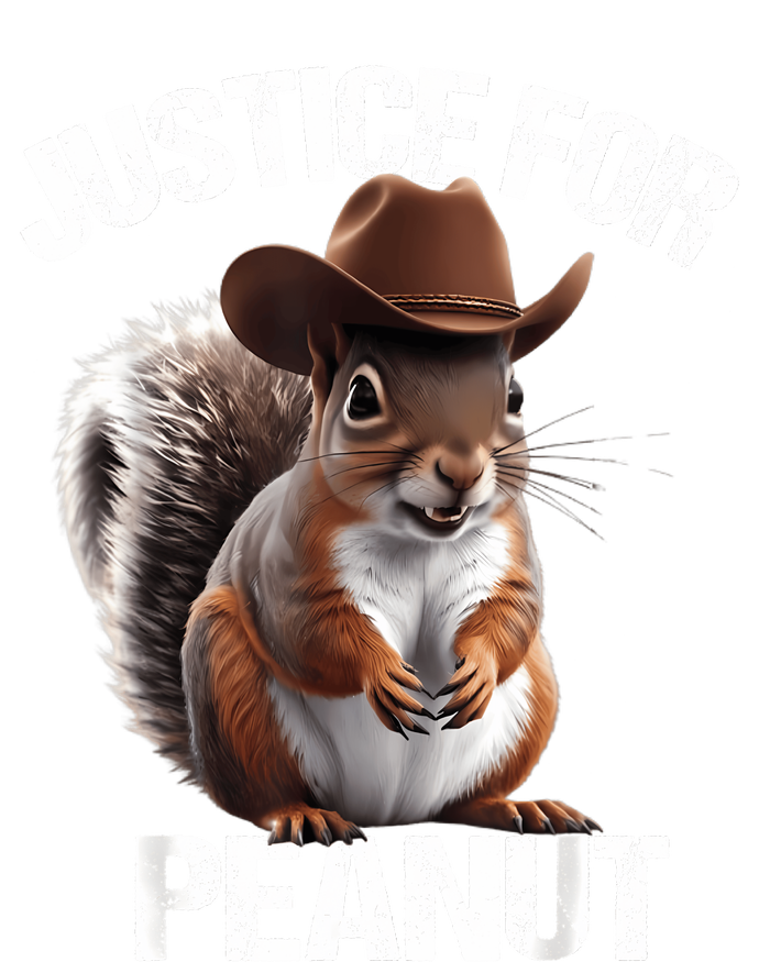 Justice For Peanut The Squirrel Peanut Squirrel Womens Cotton Relaxed Long Sleeve T-Shirt