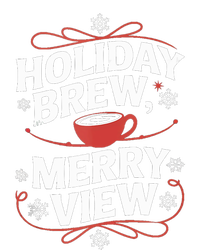 Christmas Coffee Quote Holiday Brew Merry View Tank Top Short Acrylic Beanie