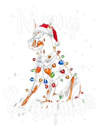 Doberman Pincher Dog Merry Woofmas Christmas Lights Tank Top T-Shirt