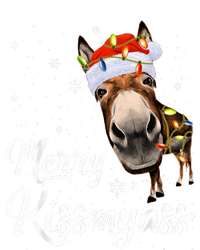 Merry Kissmyass Donkey Sarcastic Xmas Funny Pajama Christmas Yupoong Adult 5-Panel Trucker Hat