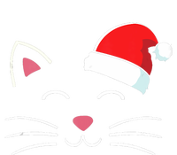 Funny Cat Face With Santa Hat For Merry Christmas Tank Top T-Shirt